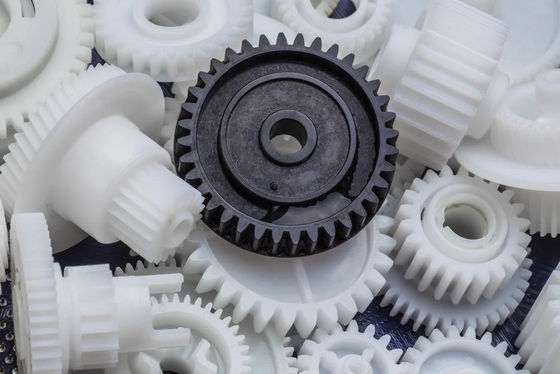Custom CNC Plastic Gear Wheel Plastic Worm Wheel Injection Molding